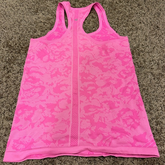 Lululemon Pink Racerback Tank Top - Picture 2 of 3